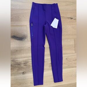 NWT! Athleta Glacier Skinny Snow Ski Pants Noble Blue Purple - Size 10